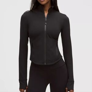 NWT Lululemon Define Mesh-Back Jacket Nulu Black 6